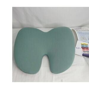 C CUSHION LAB Extra Dense Lumbar Pillow for Lower Back Pain Relief  with Strap